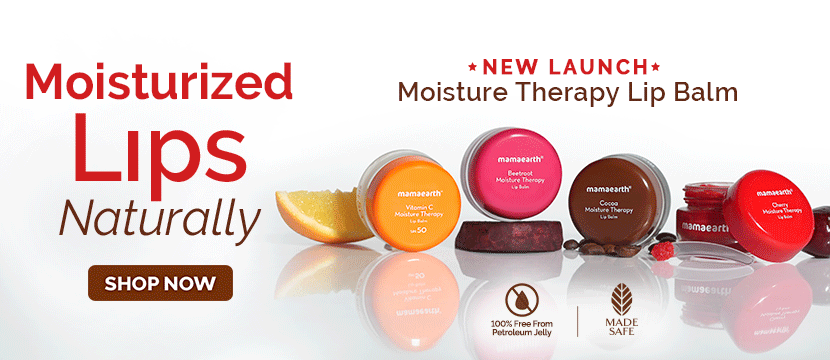 Mamaearth Lip Balm – 100% Natural, Toxin...